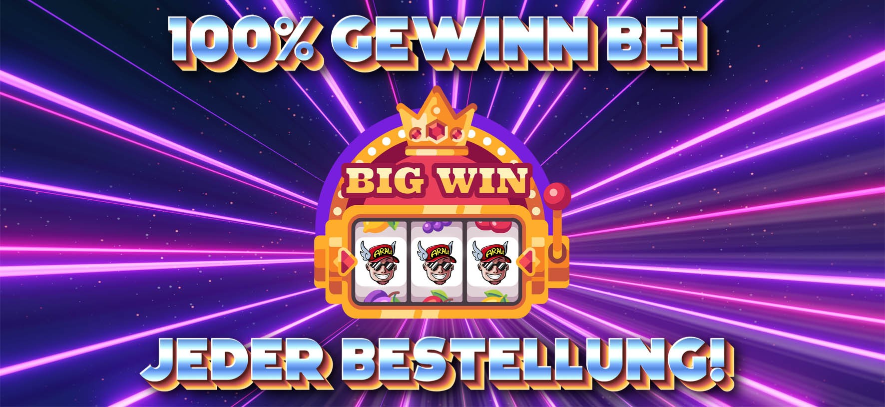 100% Gewinn bei jeder Bestellung!